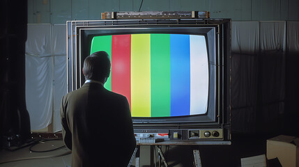 TV broadcast test image, wallpaper, past TV tests