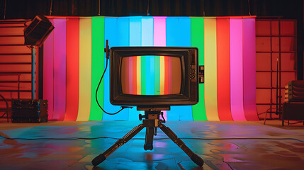 TV broadcast test image, wallpaper, past TV tests