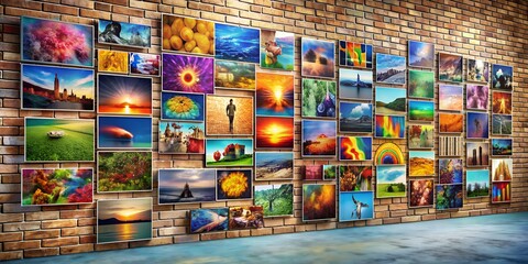 A picture on a wall informative Vibrant engaging AI-Generated Content