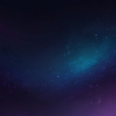 Fototapeta premium Blue, purple on black background, grain background, very dark background. Space background. Gradient dark background. Web banner.