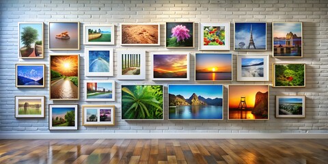 A picture on a wall informative Vibrant engaging AI-Created Content