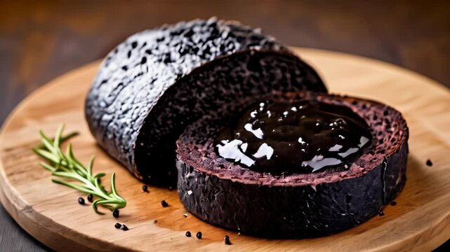  Deliciously decadent chocolate cake with a glossy glaze