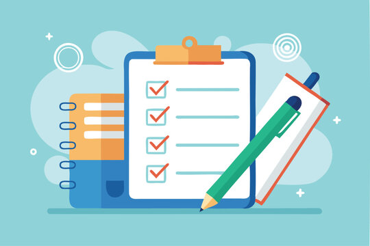 Task list on notepad with pen, prioritizing business project tasks for effective project management and workflow