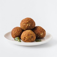 Falafel isolated on white background