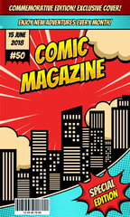 magazine comic book cover design templatemagazine comic book cover design template