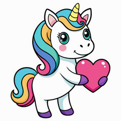 Unicorn vector illustration, Unicorn vector art, Unicorn silhouette, head of a Unicorn vector icon