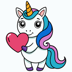 Unicorn vector illustration, Unicorn vector art, Unicorn silhouette, head of a Unicorn vector icon