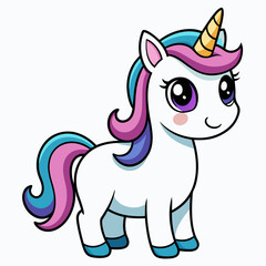 Unicorn vector illustration, Unicorn vector art, Unicorn silhouette, head of a Unicorn vector icon