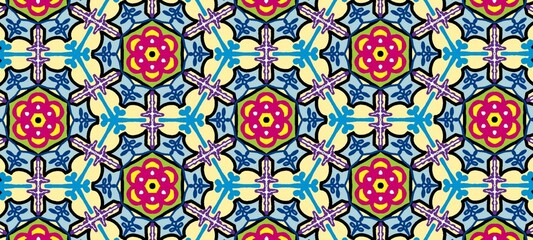 Seamless Floral Pattern Design in Vintage Style