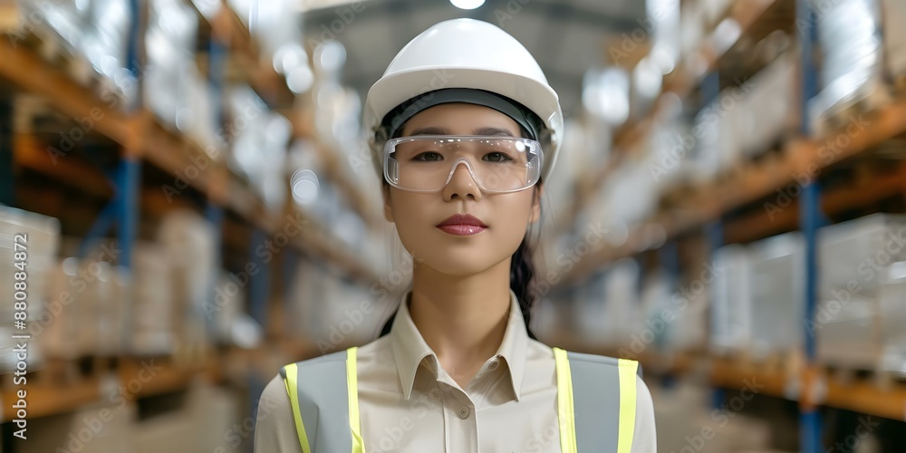 Poster augmented reality system for efficient warehouse management and supply chain logistics. concept ar t