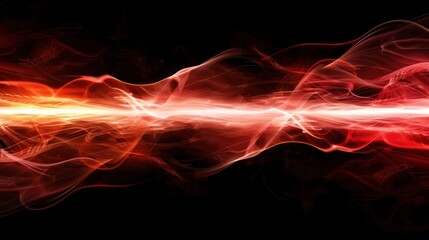 Obraz premium Abstract Red and Orange Smoke