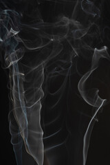 Real silky white smoke effect