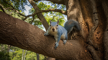 squirrel on a tree