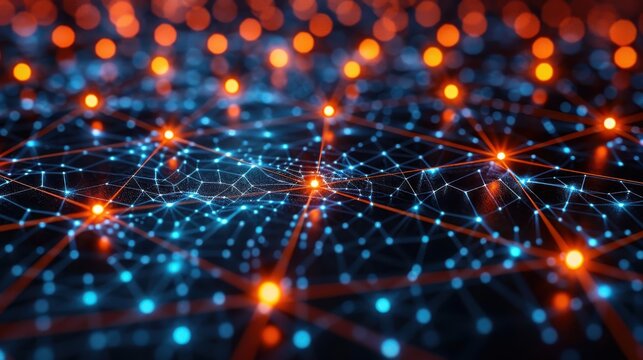 Internet of Things concept, interconnected smart devices, seamless communication, real-time data exchange, futuristic technology, digital network