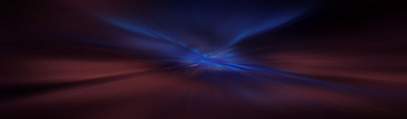 Obraz premium Light neon tunnel, abstract neon background. Bright rays on a dark background.