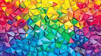 colorful triangle geometric background