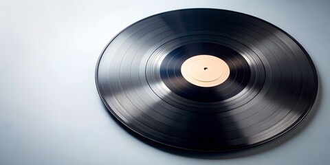 Obraz premium Schallplatte Vinyl Schellack Vinylscheibe Scheibe Platte Generative AI