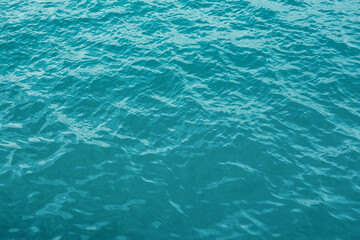 Clear Blue Ocean Water Surface Background