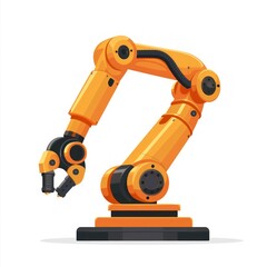 Industrial Robotic Arm with Claw