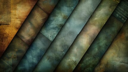 An artistic representation of overlapping pastelcolored paper sheets The colors include a light teal