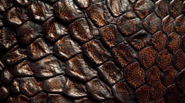 Authentic python snakeskin texture backdrop