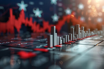A Symphony of Red: The Falling French Bar Chart