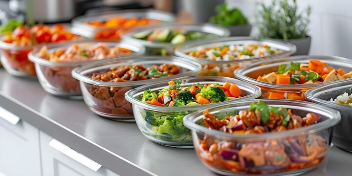 Simplify meal prep to streamline your kitchen routine and master cooking efficiency. Concept Meal Prep, Streamline Kitchen, Master Efficiency, Simplify Cooking, Healthy Eating