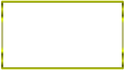 Obraz premium Gold frame square isolated on transparent background 