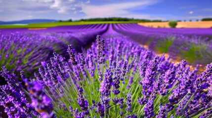 Naklejka premium Captivating Aromas: Discovering Lavender Oil's Fragrance