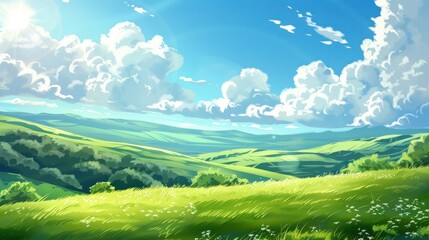 Sunny Day in the Countryside