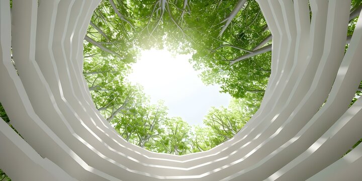 Biomimicry in architecture uses natureinspired design to enhance sustainability and efficiency. Concept Sustainable Architecture, Nature-Inspired Design, Biomimicry, Efficiency, Building Innovations
