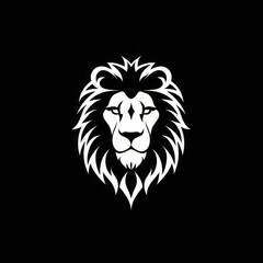 Obraz premium Dynamic Lion Logo, Conveys Authority and Nobility, Designed for Corporate Brands and Executive Services, Showcases Streamlined Lion Features