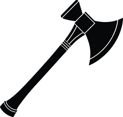 black and white axe illustration. woodwork, line art, woodcutter, woodworking,  wooden, ax, carpenter, 