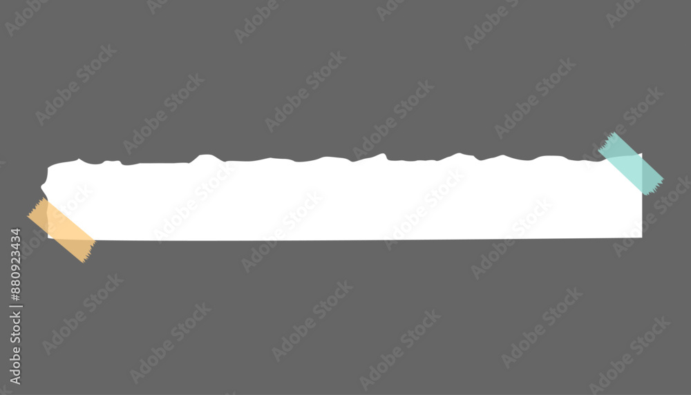 Aufkleber paper notes stickers. place for memo messages on paper sheets. blank sticky place for to do list and