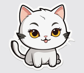 Cat Exclusive stocker and logo