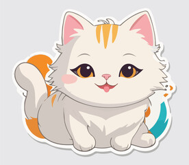 Cat Exclusive stocker and logo