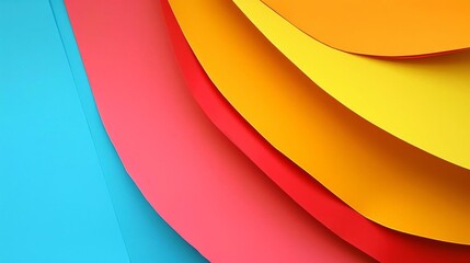 An artistic representation of overlapping pastelcolored paper sheets The colors include a light teal