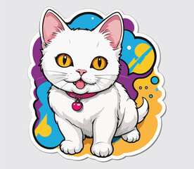 Cat Exclusive stocker and logo