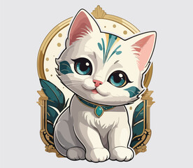Cat Exclusive stocker and logo