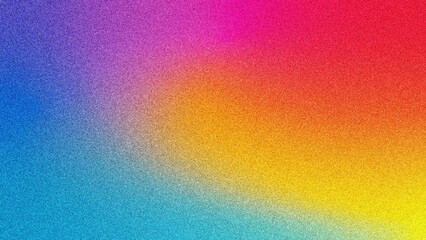 grainy gradient rainbow Glowing Lines on a grunge Textured Background