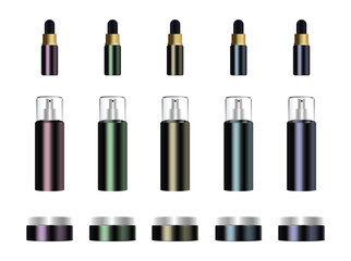 Obraz premium Bottles&nbsp;Blank Packing for Serum Collection Set.