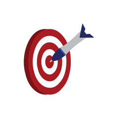 Arrow Object Hints at Target or Destination Transparent Background