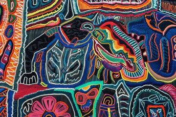 Panama Mola Tapestry