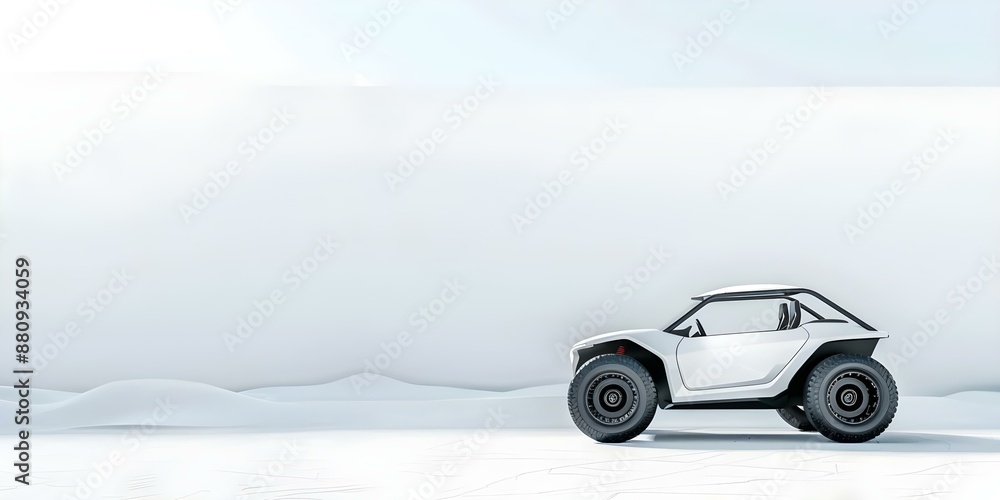 Poster incorporating biomimicry principles in vehicle design for enhanced functionality. concept biomimicry