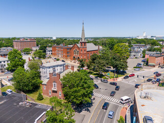 Aerial photo of Salem Massachusetts, USA circa 2024