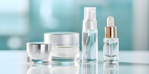 Youthful Radiance and Body Wellness Antiaging Skincare Products. Concept Skincare, Antiaging, Wellness, Youthful Radiance, Body Products