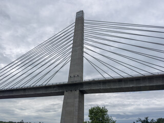 Prospect, Maine, USA. Penobscot Narrows Bridge Observatory photo 2024