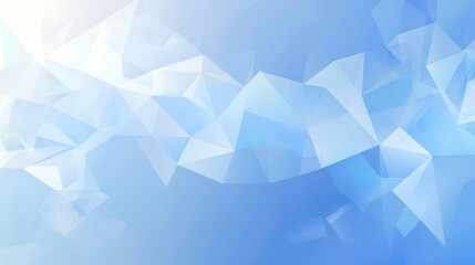 Fototapeta premium Soft blue abstract background for an innovation program proposal featuring geometric patterns that evoke technology and electricity.