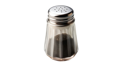 Pepper shaker on white background 