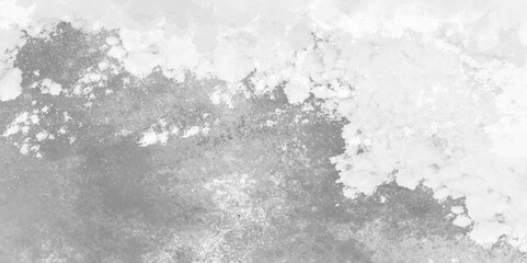 Abstract background and texture of white concrete wall, White watercolor background. Paint leaks and Ombre effects. Black, Sky with white marble texture background.